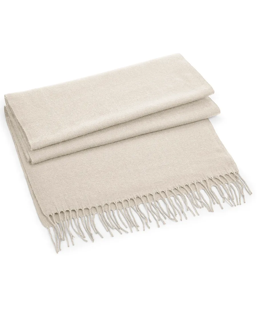 Classic woven scarf – Almond
