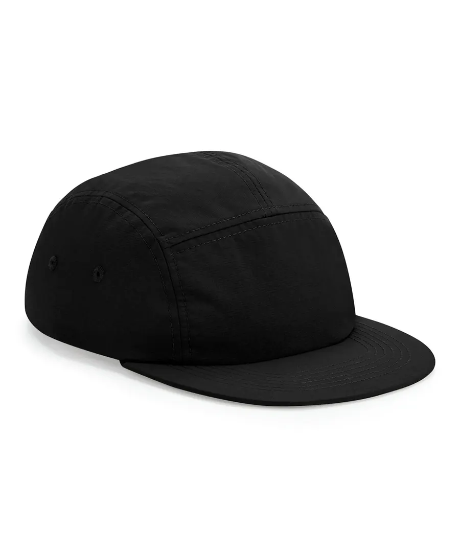 Outdoor 5-panel camper cap – Black