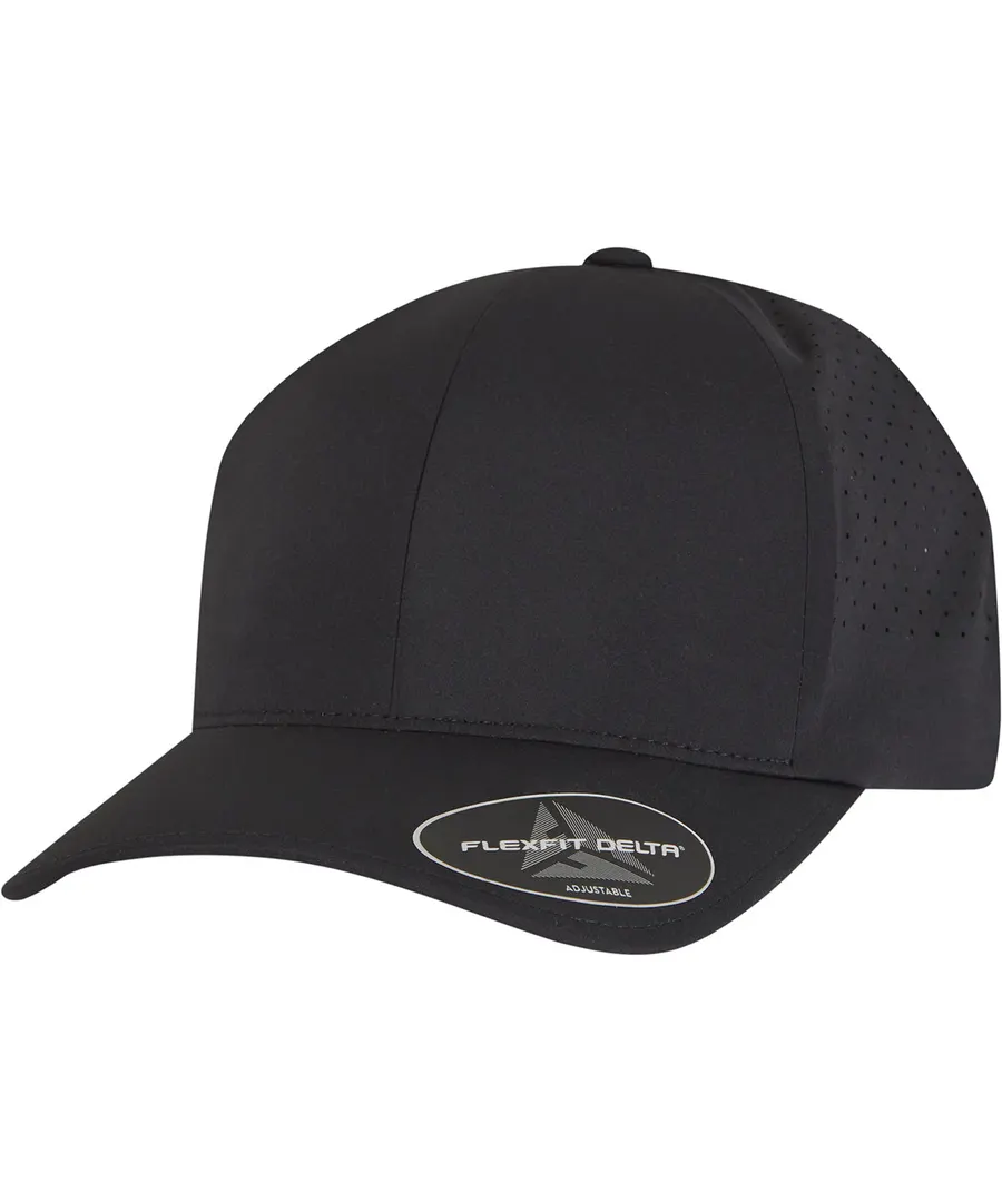 Flexfit Delta snapback (180AP) – Black