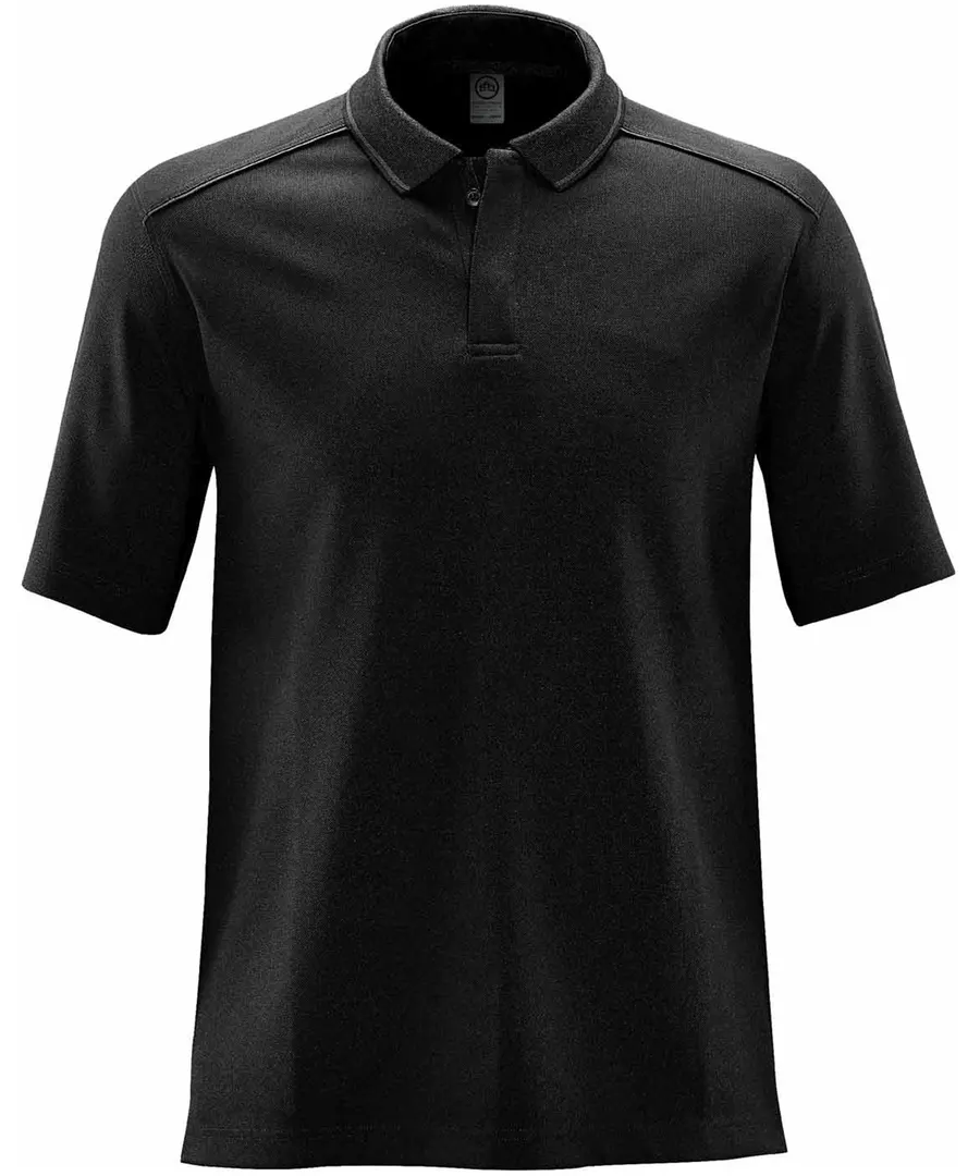 Endurance HD polo – Black/Dolphin