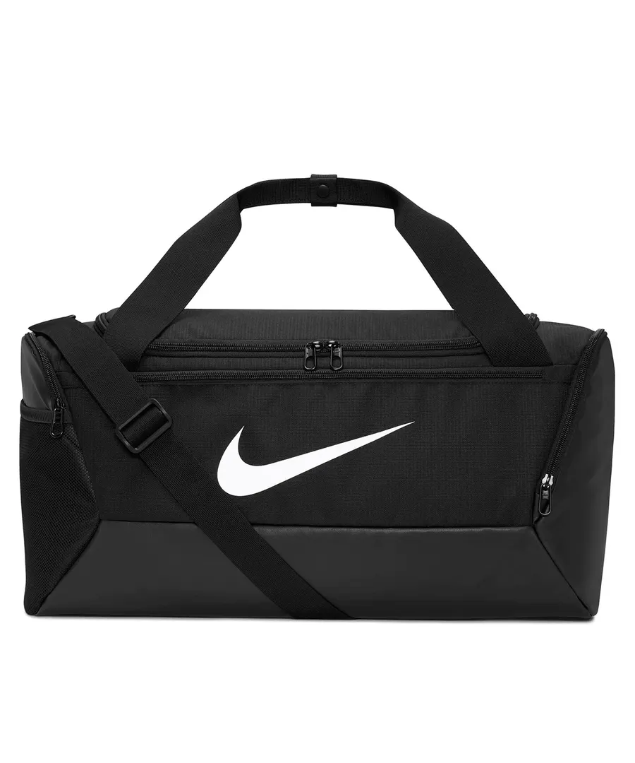 Nike Brasilia small duffle 9.5 (41L) – Black/White