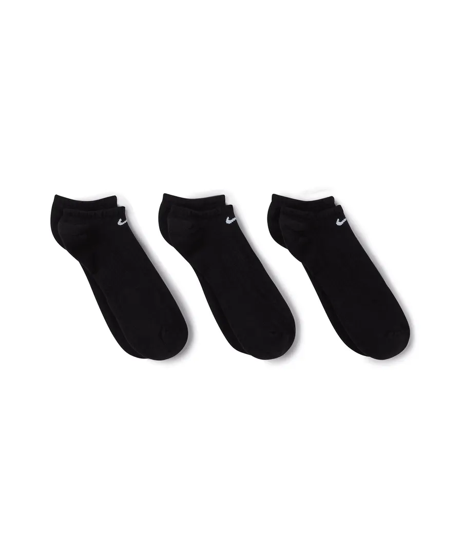 Nike everyday cushioned no show socks (3 pairs) – Black