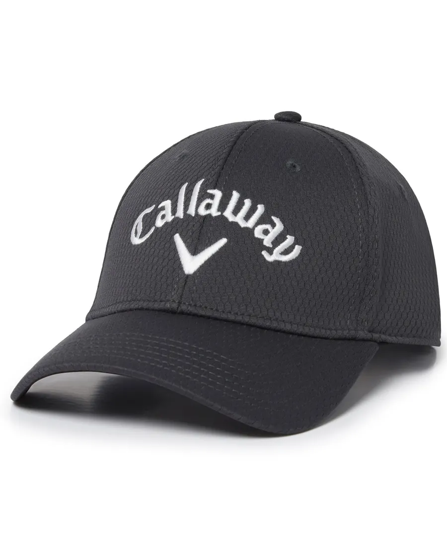 Side-crested cap – Black