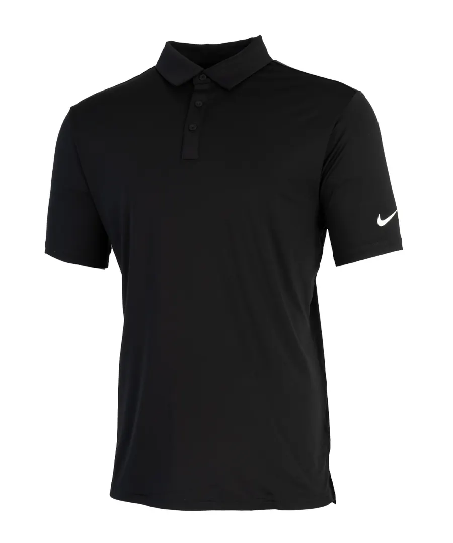 Nike Dri-FIT Tour solid polo – Black/White