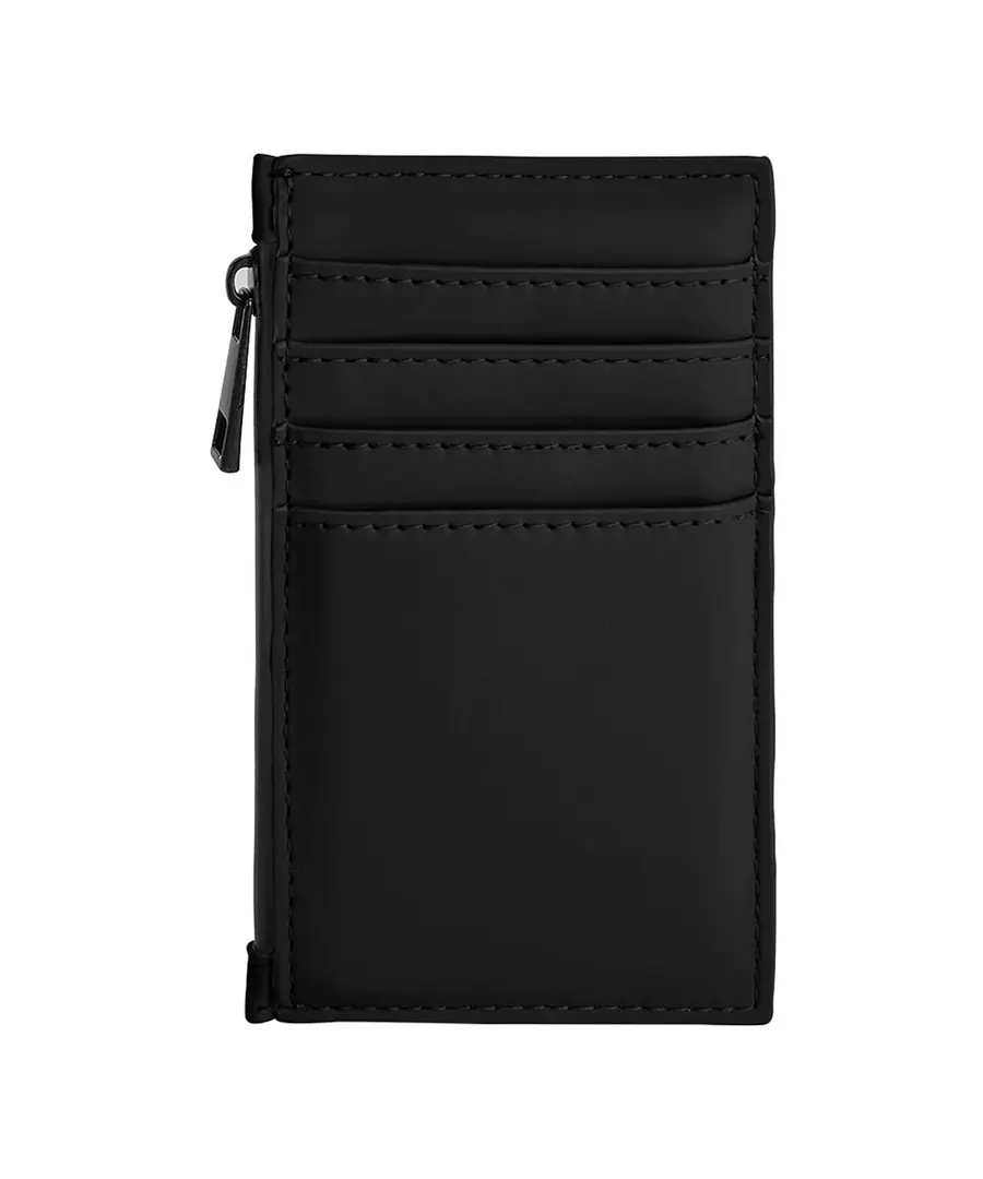 Matte PU card holder – Black