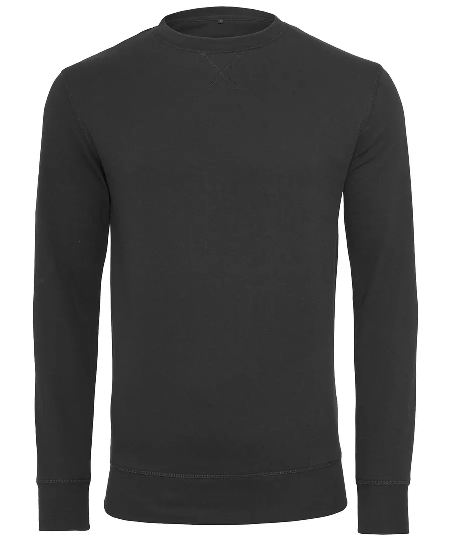 Light crew sweatshirt – Black