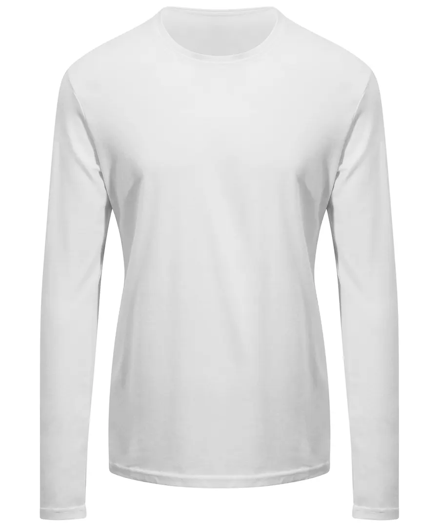 Erawan organic long-sleeve tee – Arctic White
