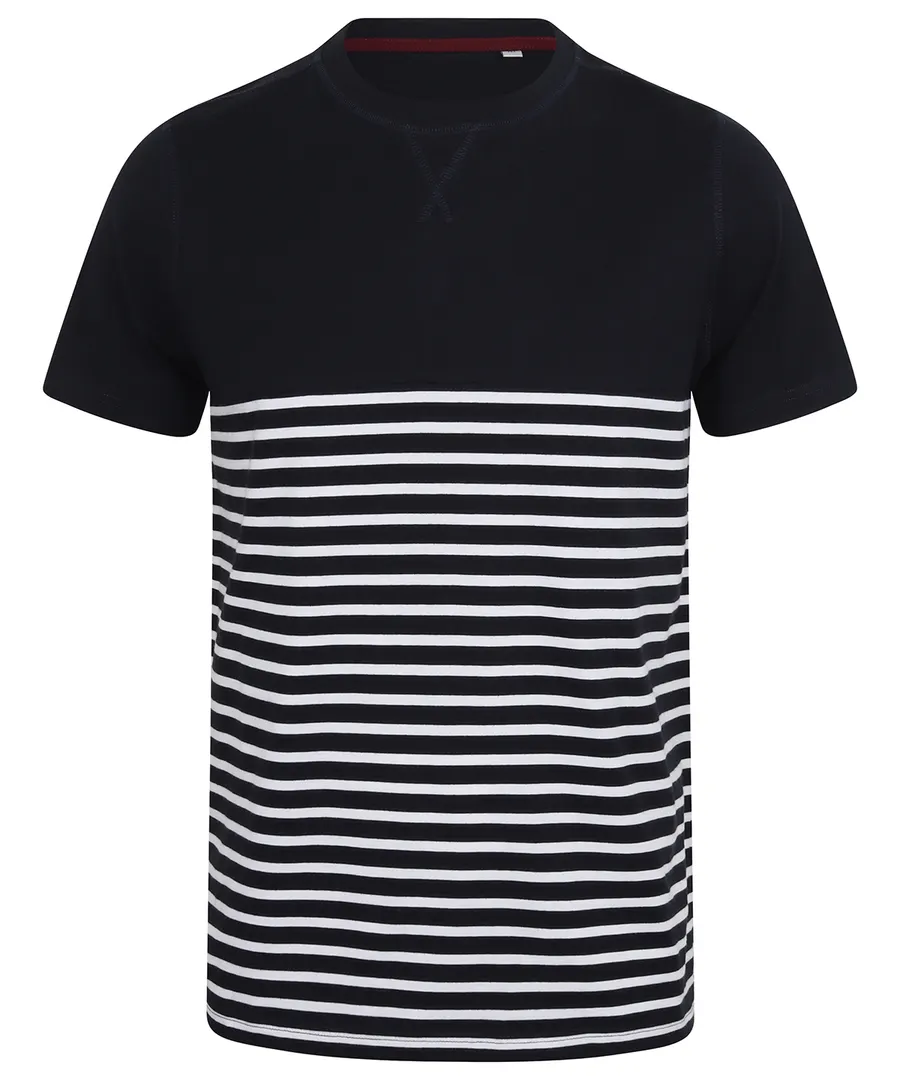 Short-sleeved Breton T – Navy/White