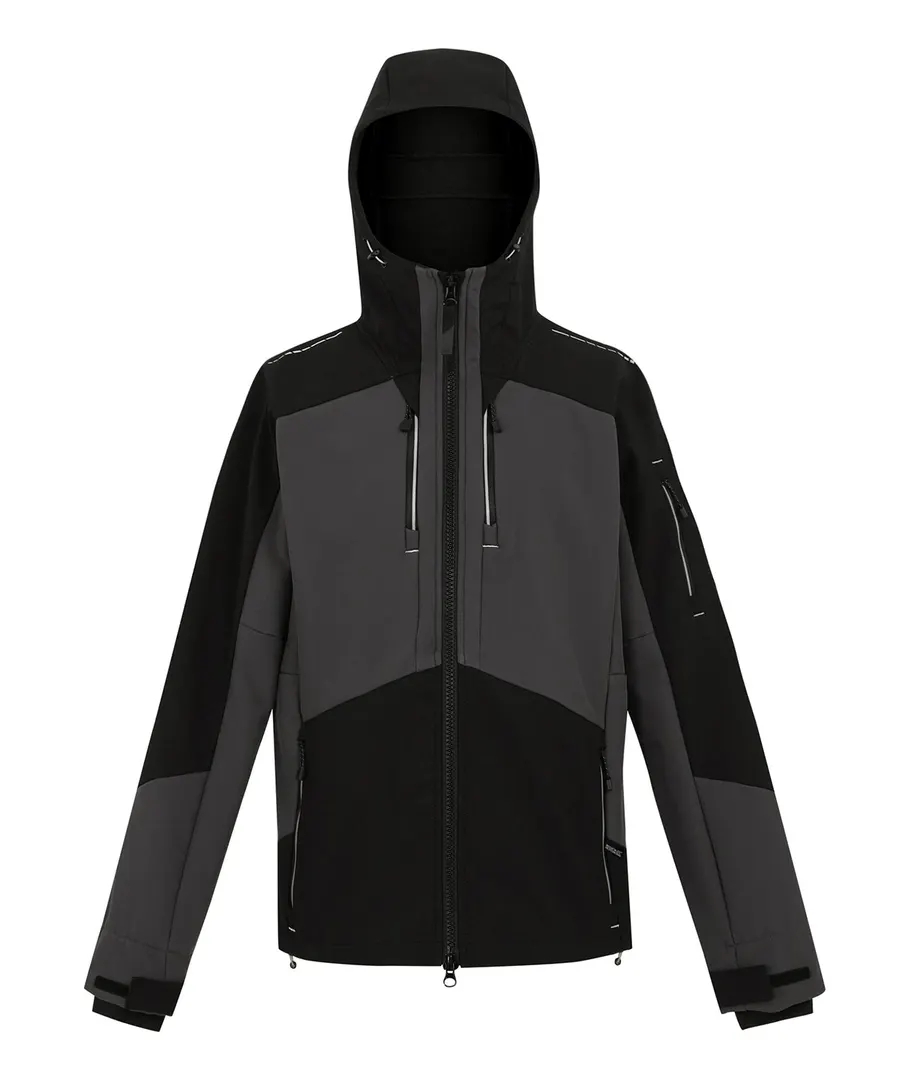 4-Tex stretch 3-layer softshell jacket – Slate Grey/Black