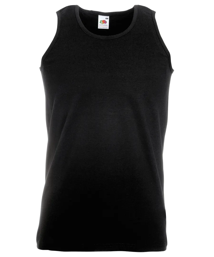 Valueweight athletic vest – Black
