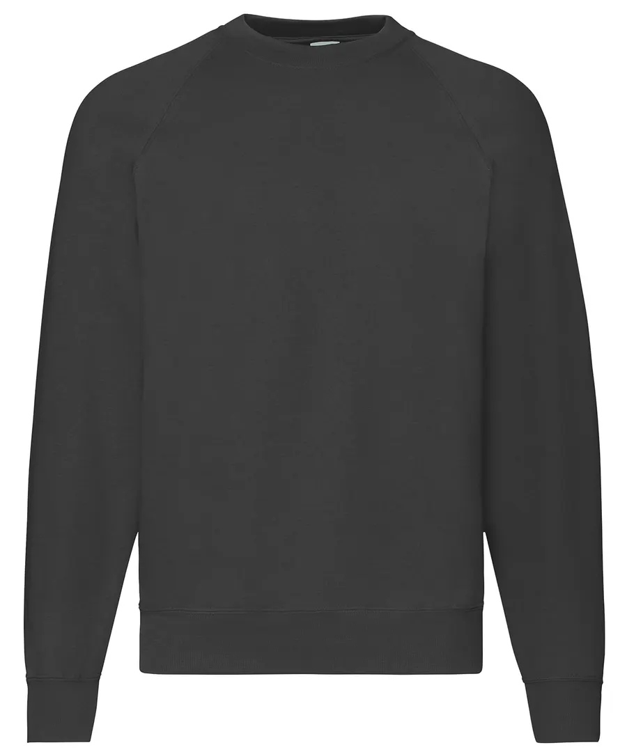 Classic 80/20 raglan sweatshirt – Black*†