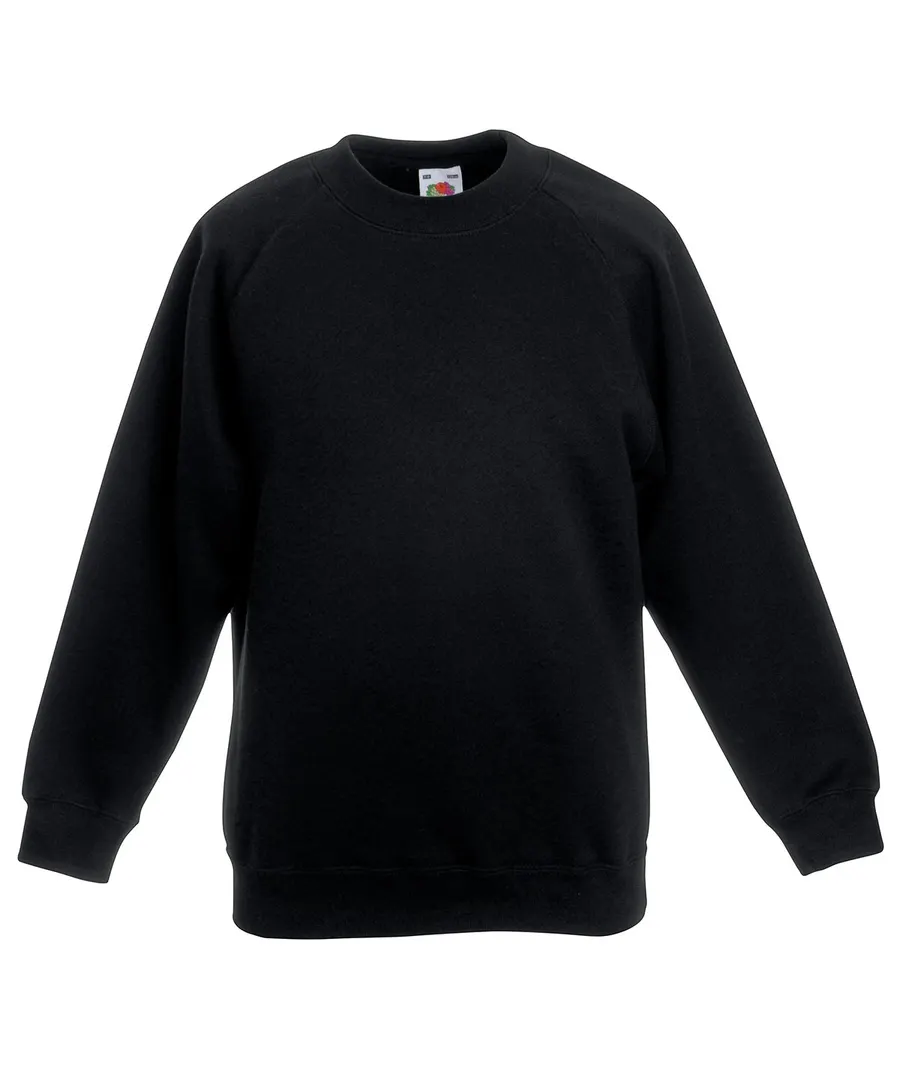 Kids classic raglan sweatshirt – Black