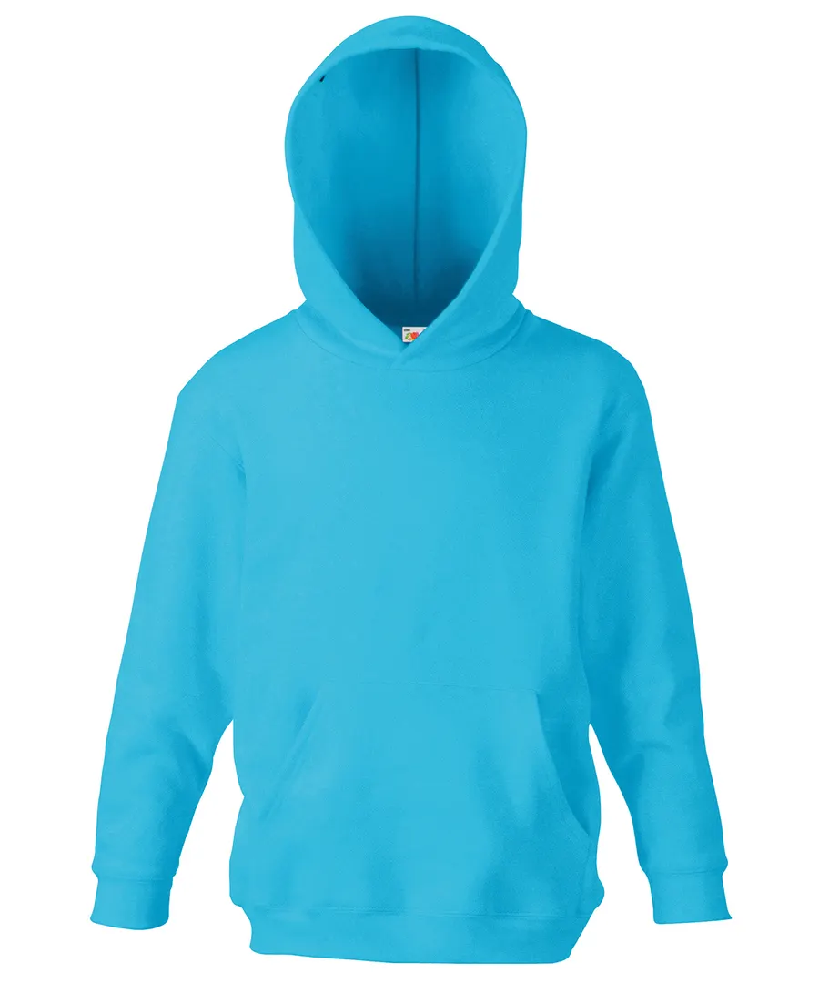 Kids classic hooded sweatshirt – Azure Blue
