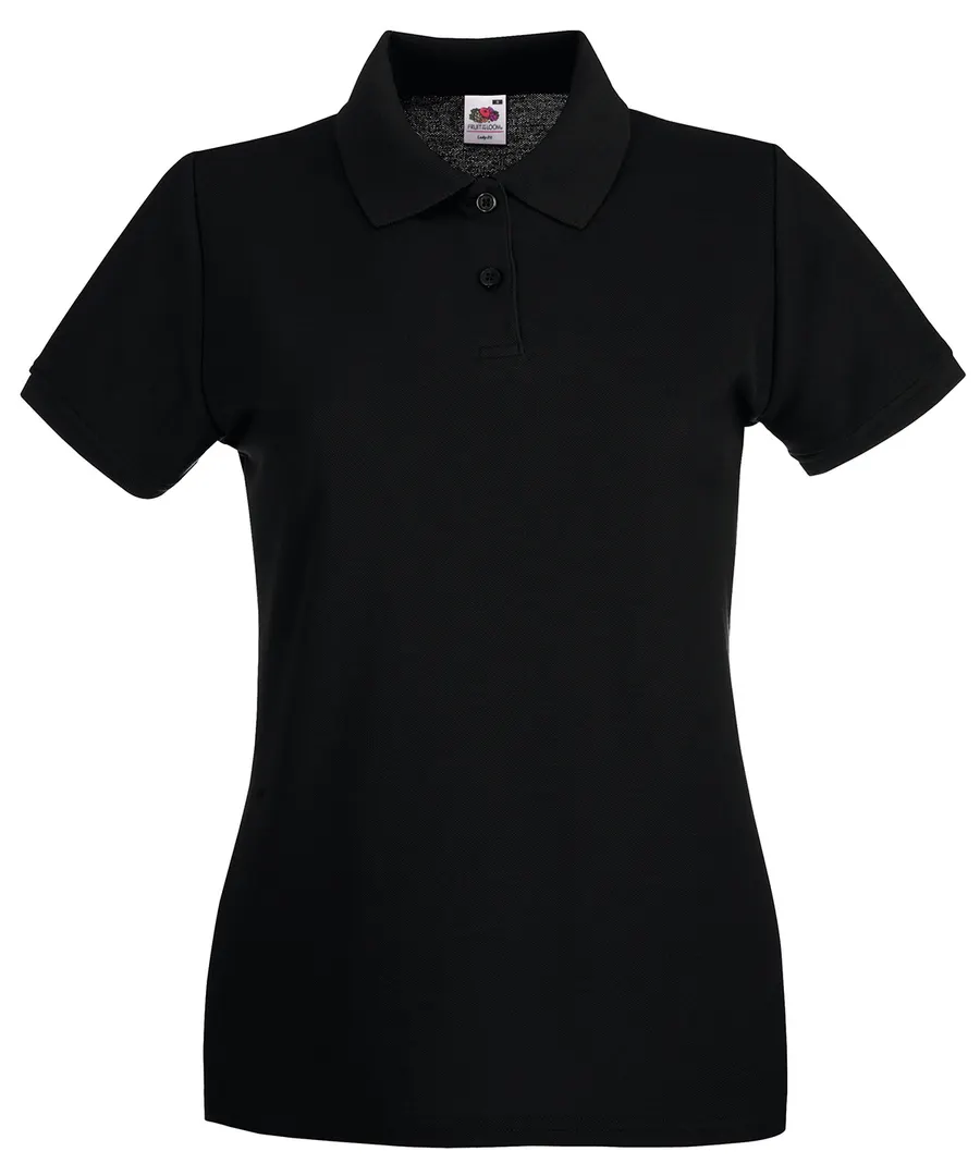 Women's premium polo – Black