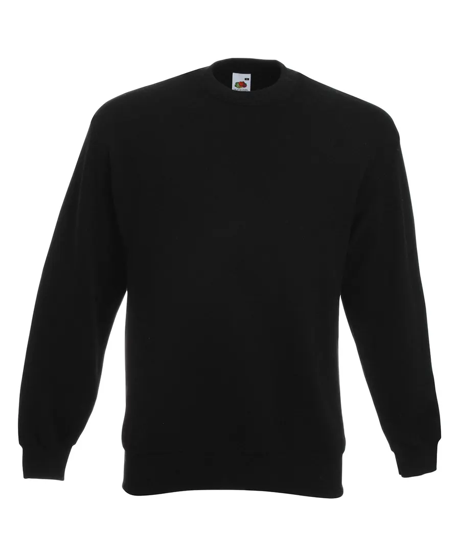 Premium 70/30 set-in sweatshirt – Black