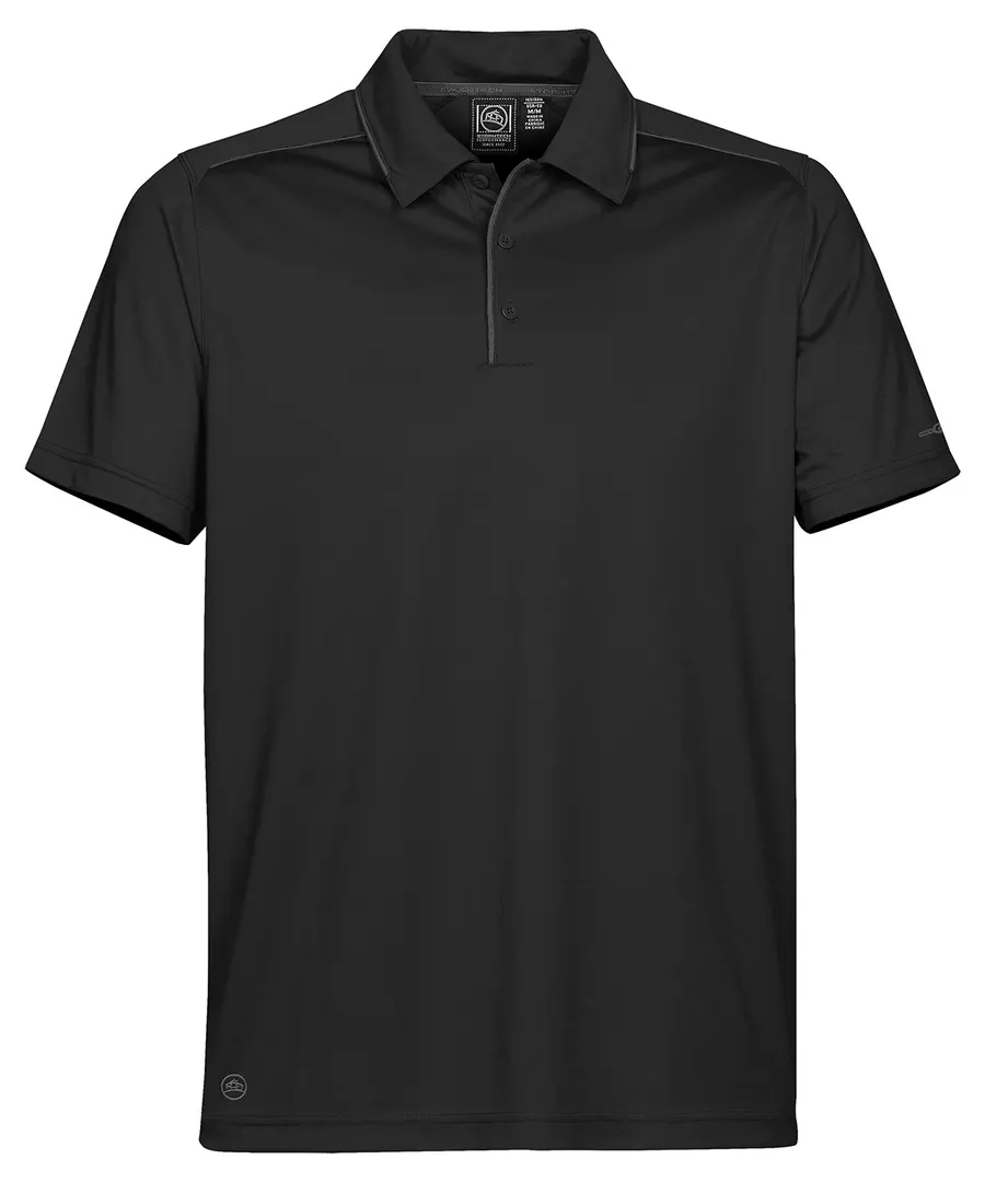H2X Inertia performance polo – Black/Graphite