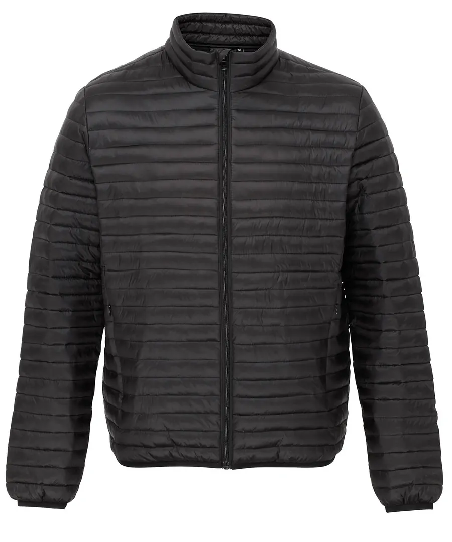 Tribe fineline padded jacket – Black