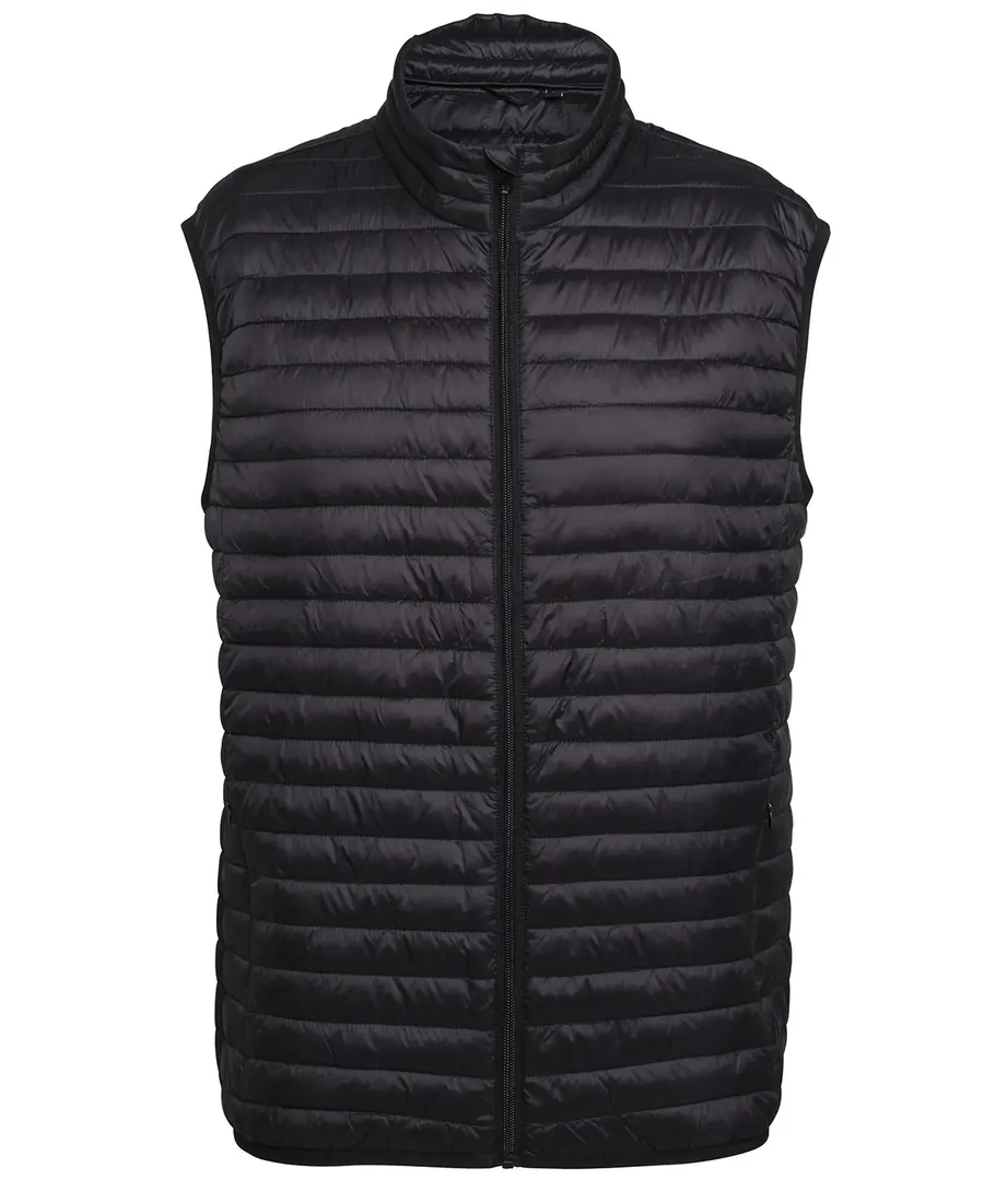 Tribe fineline padded gilet – Black
