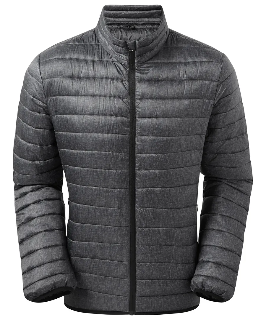 Melange padded jacket – Charcoal Melange