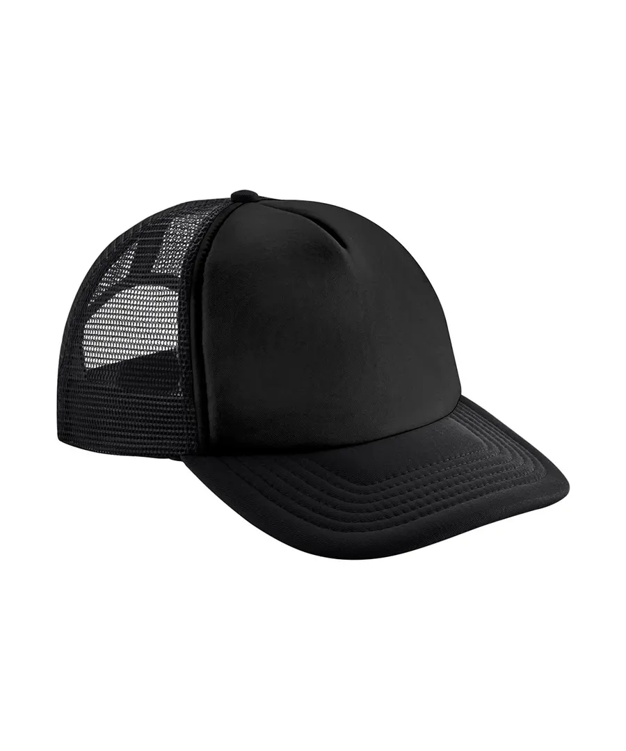 Junior vintage snapback trucker – Black/Black