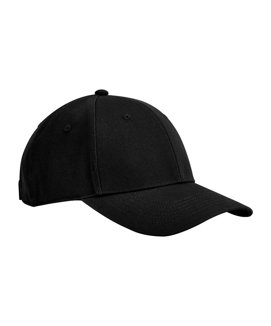 EarthAware® junior classic organic cotton 6-panel cap – Black