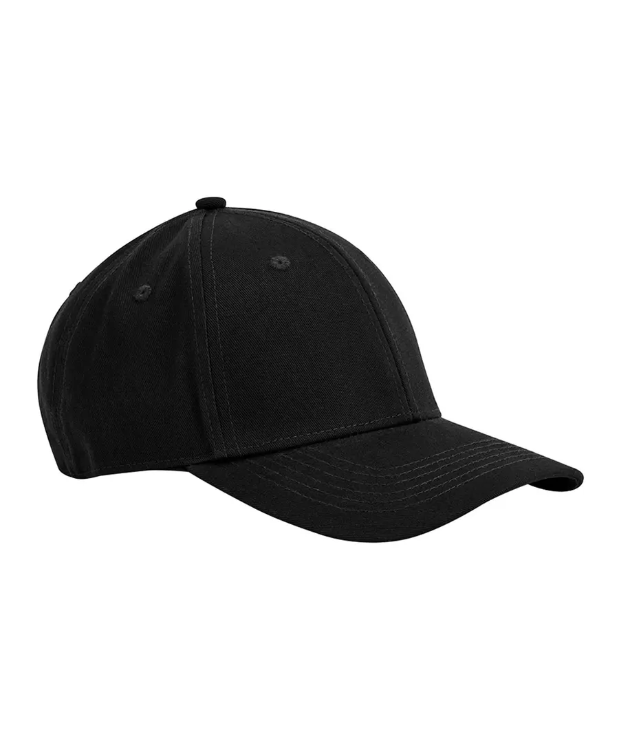 EarthAware® classic organic cotton 6-panel cap – Black