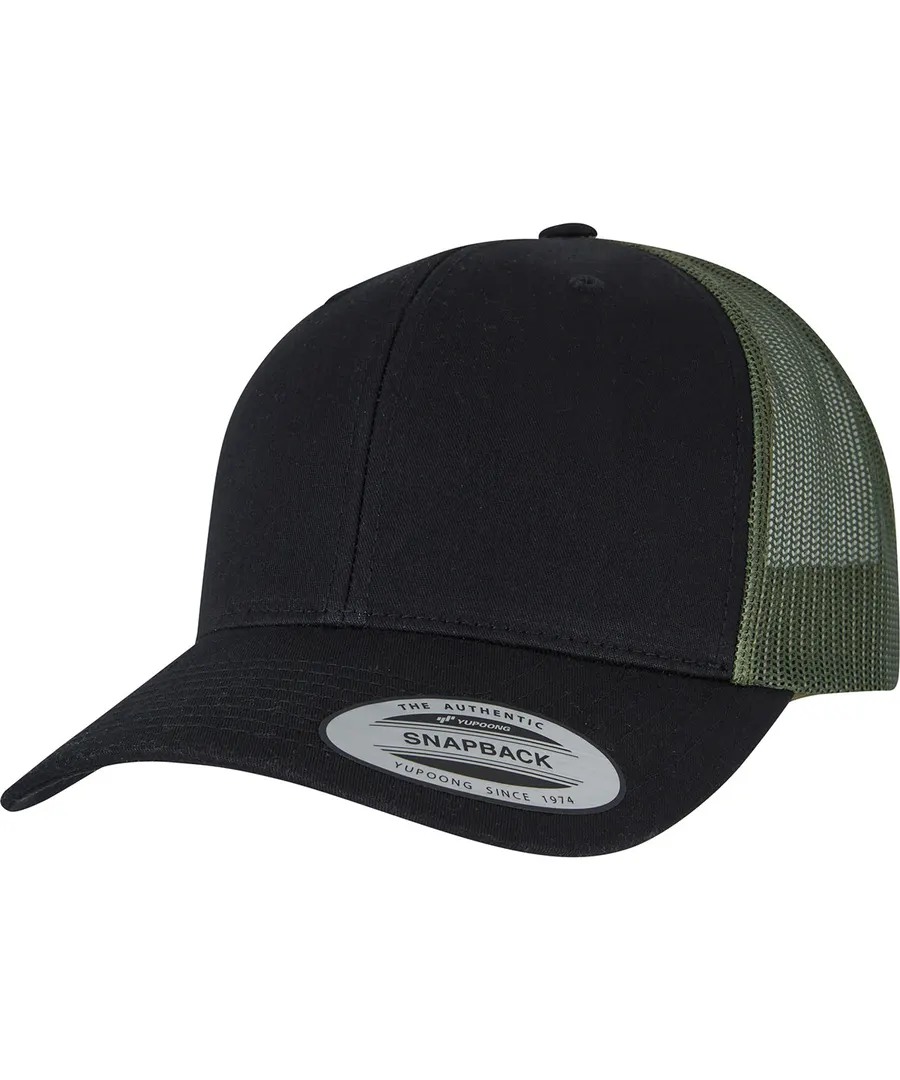 Retro trucker 2-tone (6606T) – Black/Loden