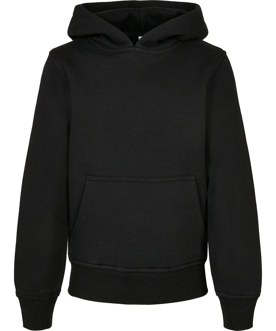 Organic kids basic hoodie – Black