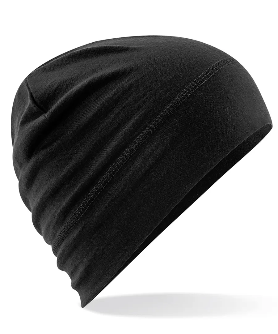 Merino beanie – Black