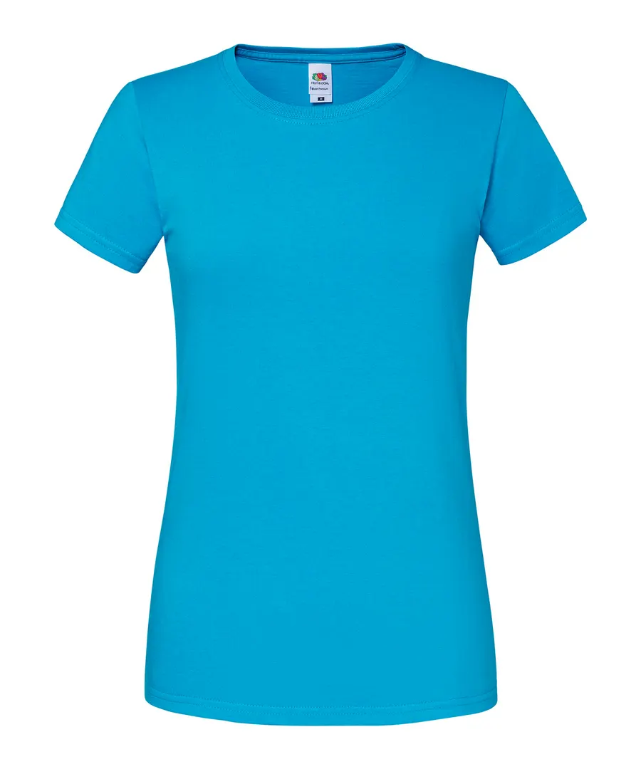 Women's Iconic 195 ringspun premium t-shirt – Azure Blue