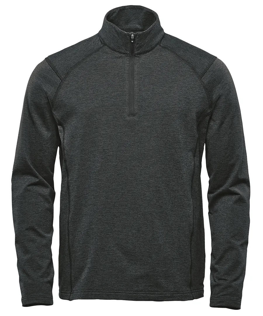 Treeline ¼-zip fleece – Black Heather