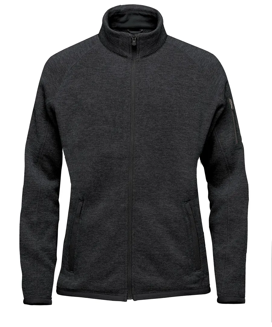Women’s Avalante full-zip fleece jacket – Black Heather