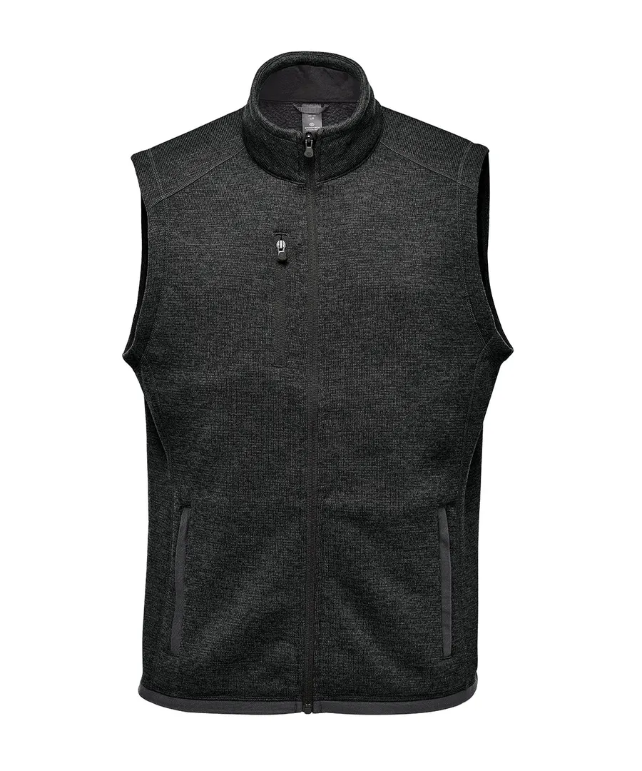 Avalante fleece vest – Black Heather