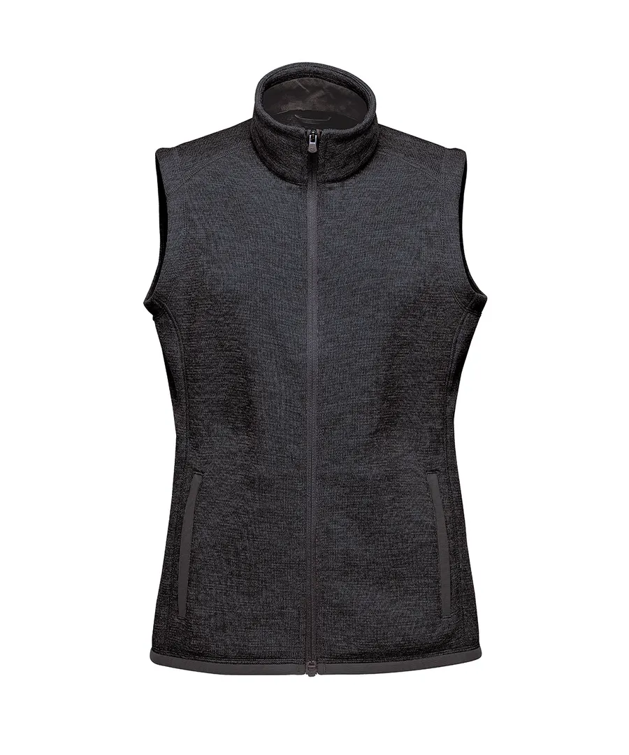Women’s Avalante fleece vest – Black Heather