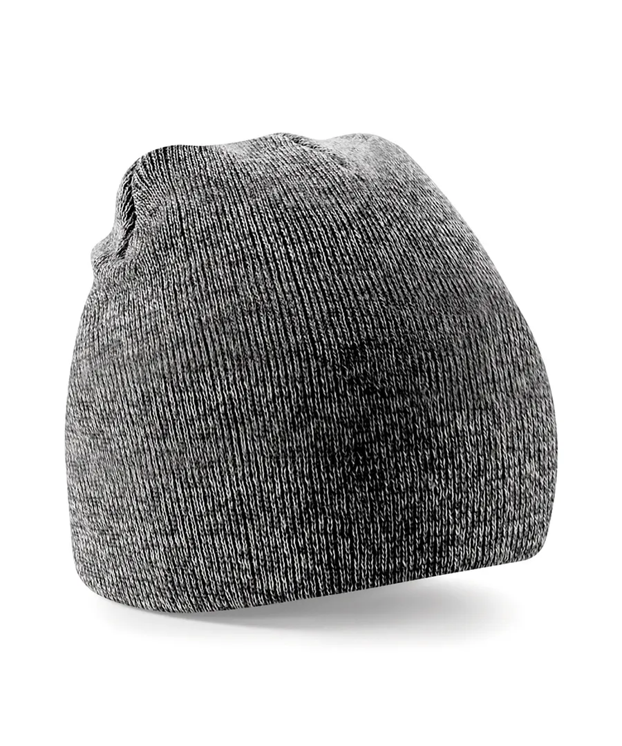 Two-tone pull-on beanie – Antique Grey