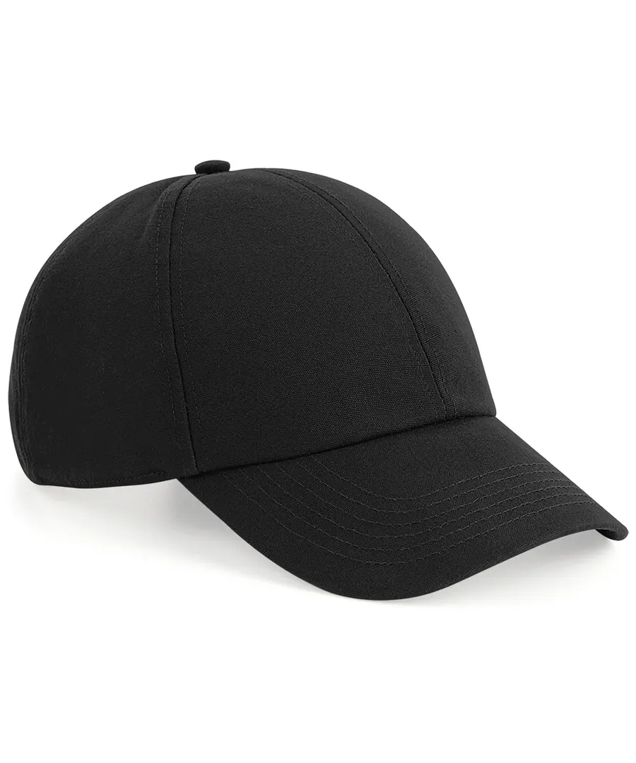 Organic cotton 6-panel cap – Black