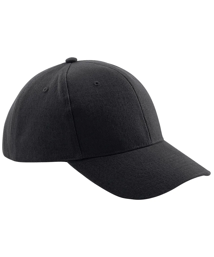 Pro-style heavy brushed cotton cap – Black
