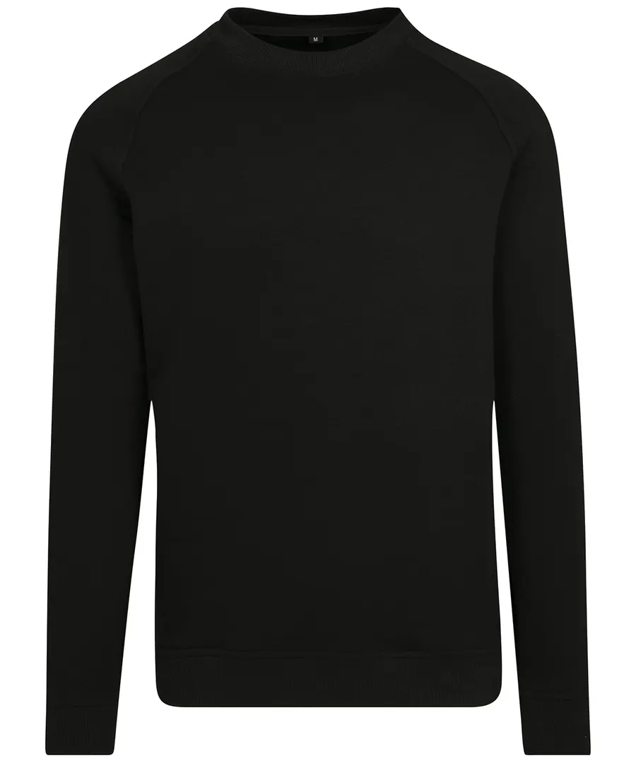 Raglan sweat crew neck – Black