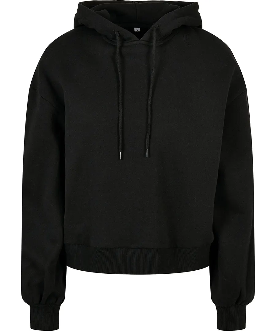 Women's organic oversized hoodie – Black