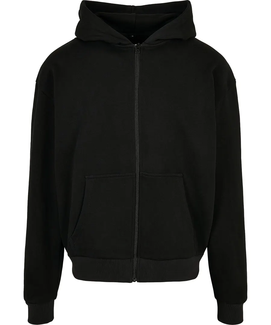 Ultra heavy zip hoodie – Black