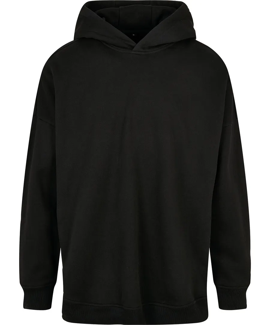 Oversized cut-on sleeve hoodie – Black