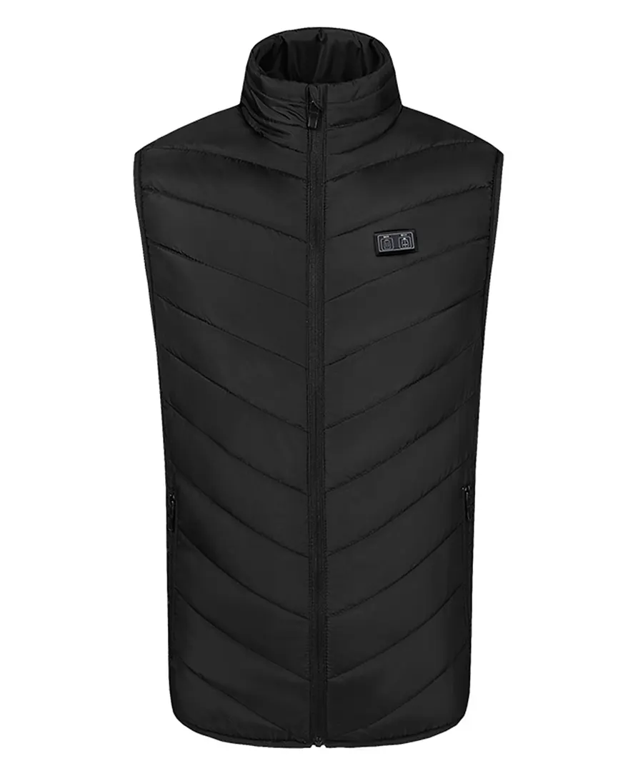 Eskimo unisex heated padded gilet – Black