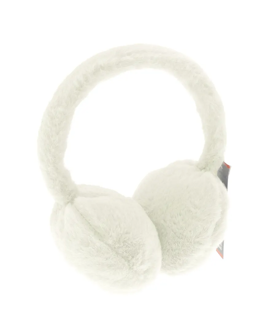 Faux fur earmuffs – Ecru