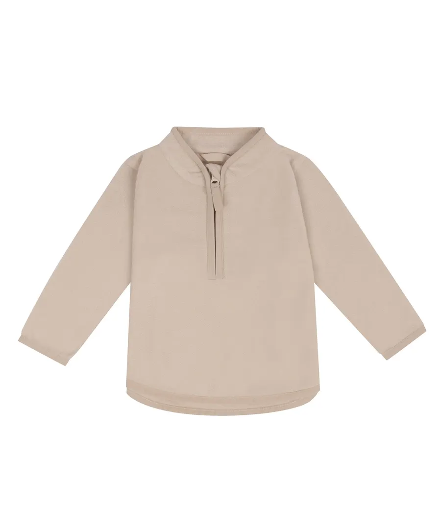 1/2-zip lightweight fleece – Light Stone