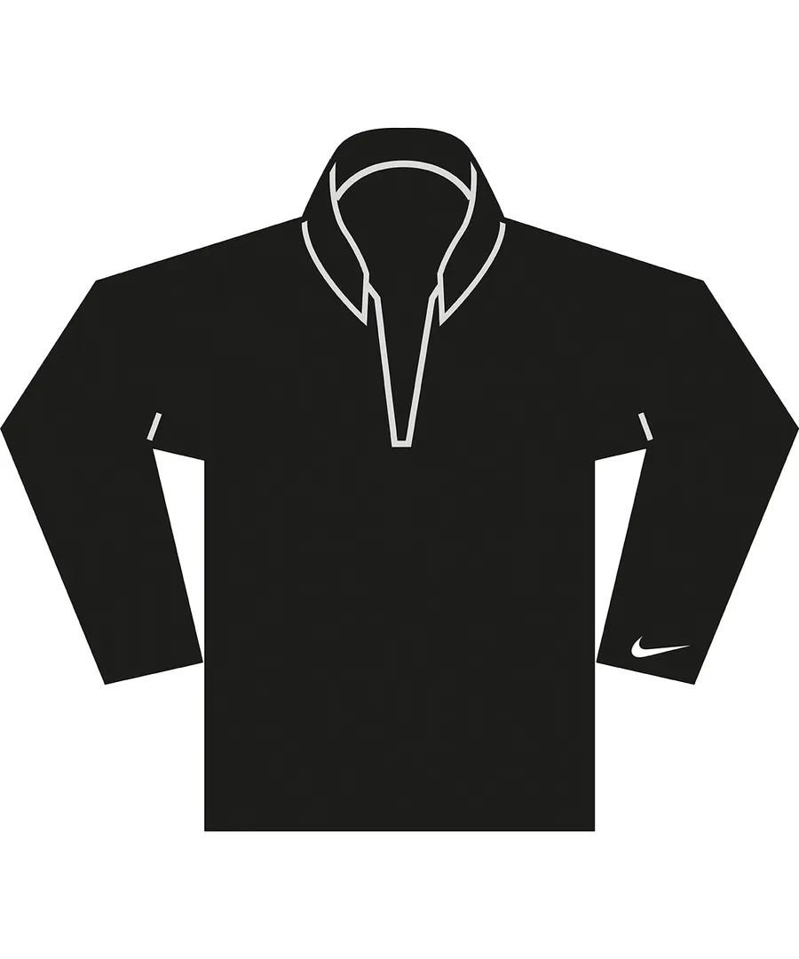 Velocity 1/2-zip top – Black/White