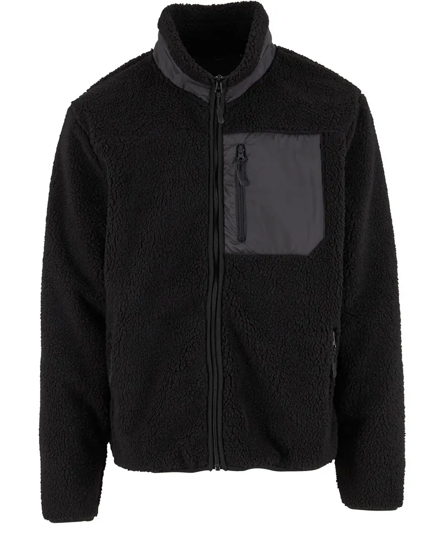 Bonded sherpa jacket – Black