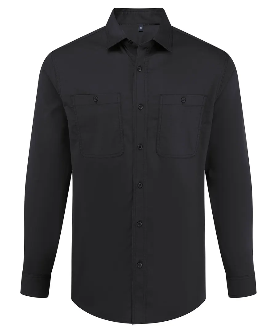 ‘Utility 2.0’ service shirt – Stay Black