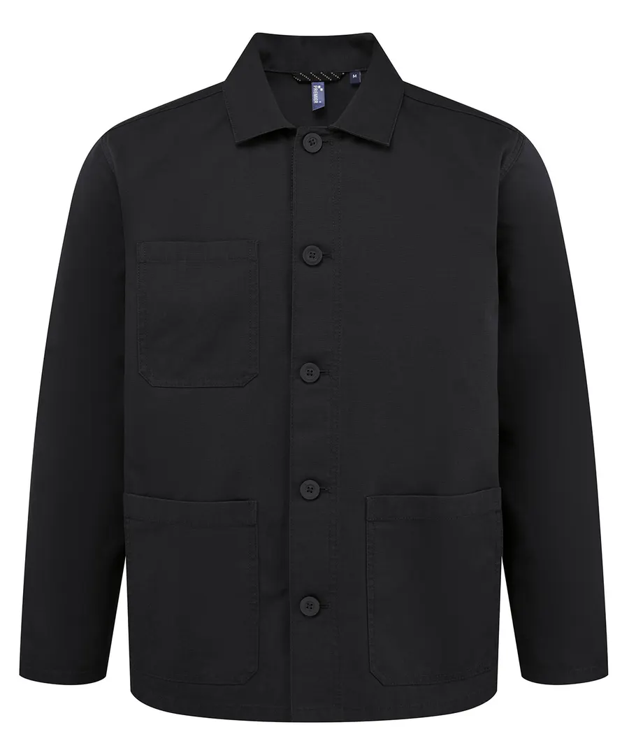 ‘Utility 2.0’ chore jacket – Stay Black