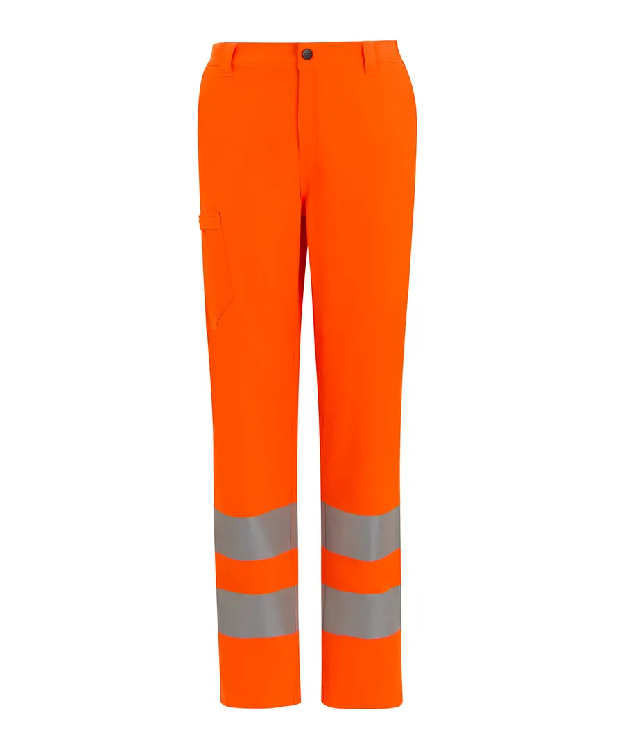 Hi-vis pro contract stretch action trousers – Orange