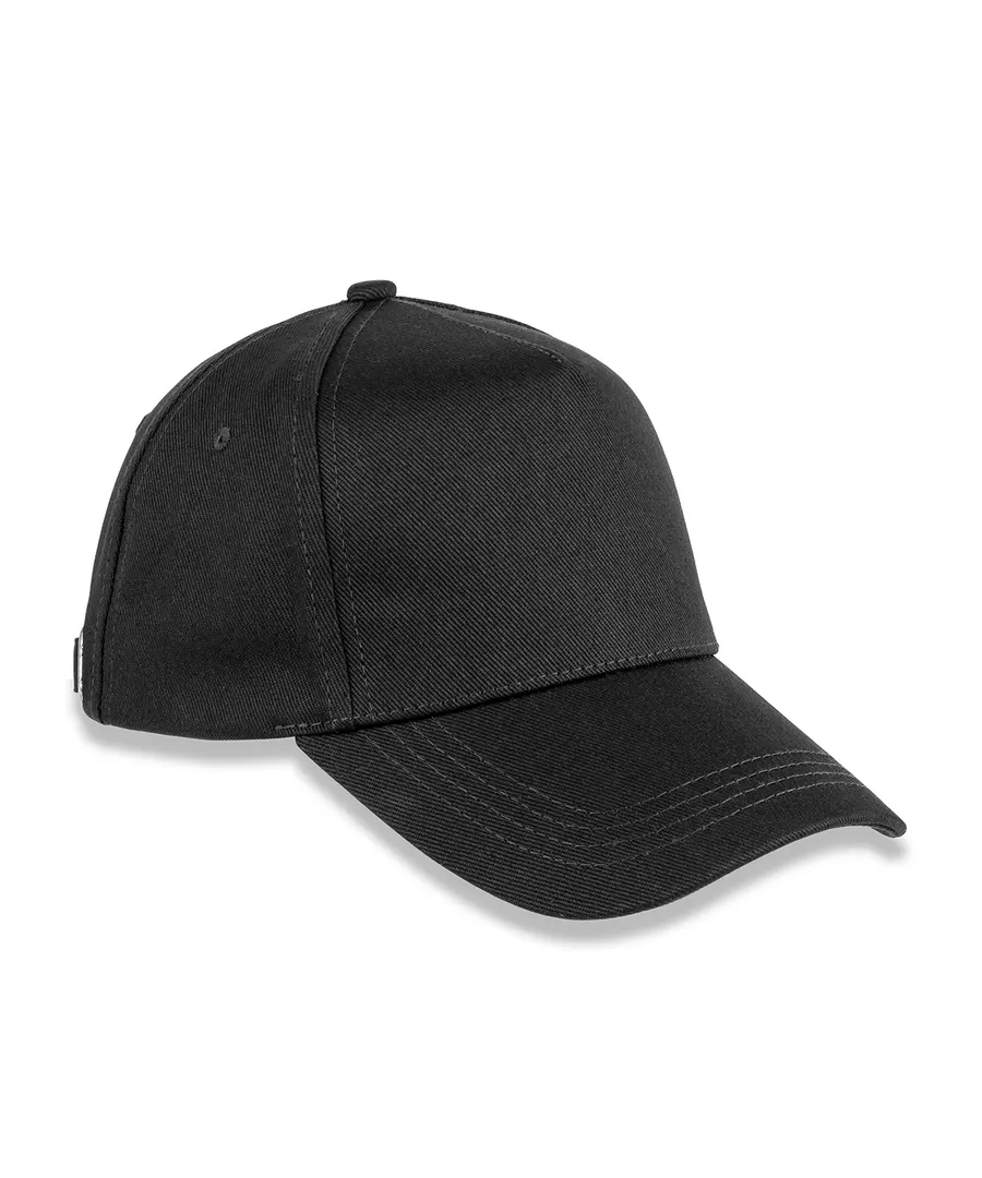 5-panel organic cotton cap – Black